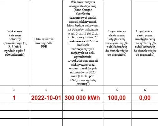 Jak wypełnić oświadczenie o maksymalnej cenie prądu bez błędów