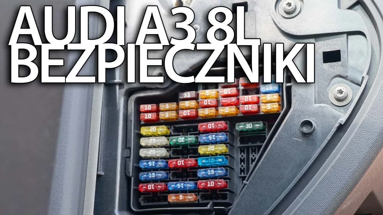 Gdzie są bezpieczniki Audi A3 8P? Oto miejsca, które musisz znać