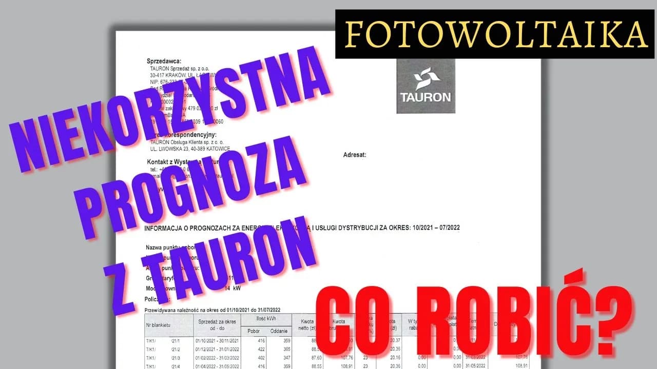 Jak zmienić prognozę za prąd Tauron i uniknąć nieprzyjemnych niespodzianek