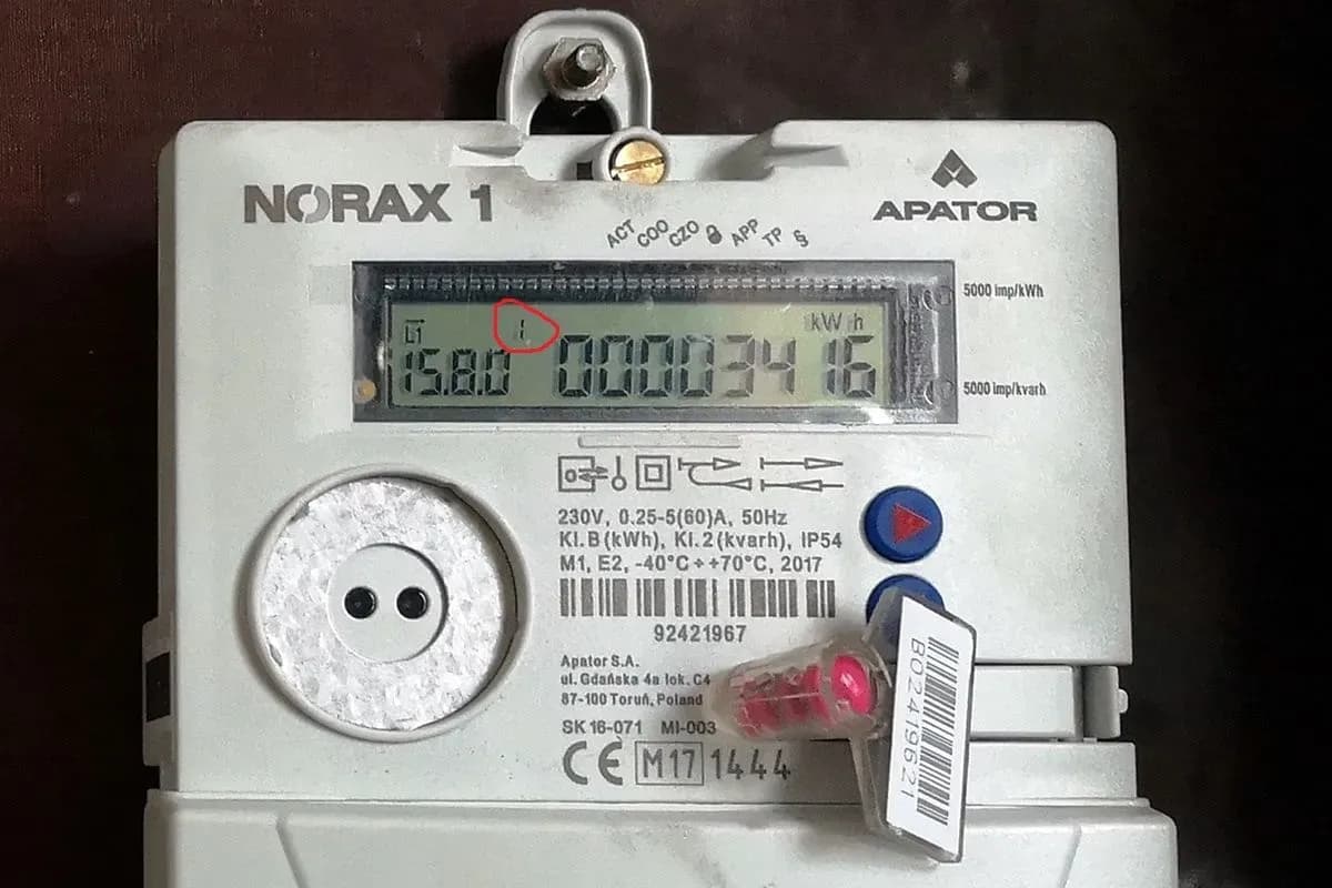 Jak odczytać licznik prądu Norax 1 i uniknąć błędnych danych